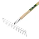 Kew Gardens Stainless Steel Soil Rake - 1.5m