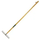 Kew Gardens Stainless Steel Soil Rake - 1.5m