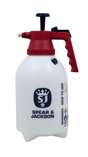 Spear & Jackson Pump Action Pressure Sprayer with Adjustable Nozzle  2ltr