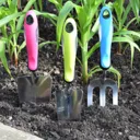 Spear and Jackson Colours 3 Piece Stainless Steel Garden Tool Set