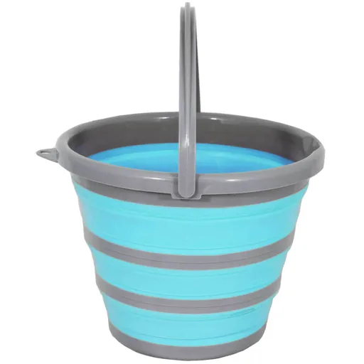 Spear and Jackson Collapsible Bucket - Blue