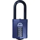 Henry Squire Push Button Combination Padlock - 60mm, Long