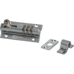 Henry Squire 3 Wheel Recodeable Combination Bolt Lock - Chrome
