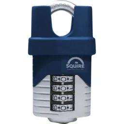 Henry Squire Vulcan Boron Shackle Combination Padlock - 50mm, Closed