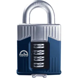 Henry Squire Warrior High-Security Shackle Combination Padlock - 55mm, Standard