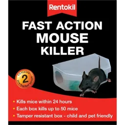 Rentokil Fast Action Mouse Killer - Pack of 2