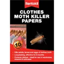 Rentokil Clothes Moth Papers - Pack of 10