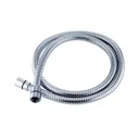 Triton Chrome effect Stainless steel Shower hose, (L)1.25m