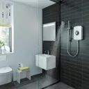 Triton Amore Electric Shower 9.5KW Gloss White - ASPAMO9GSWHT