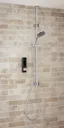 Triton Home 5-spray pattern Black Thermostatic Shower