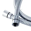 Triton Chrome effect Stainless steel Shower hose, (L)2m