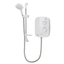Triton Silent running 5-spray pattern Wall-mounted White & chrome effect Thermostatic Shower