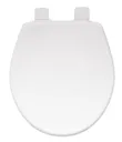 Bemis 0580 Upton STA-TITE Soft Close Round White Toilet Seat