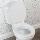 Bemis 3900 Round White Thermoplastic Toilet Seat