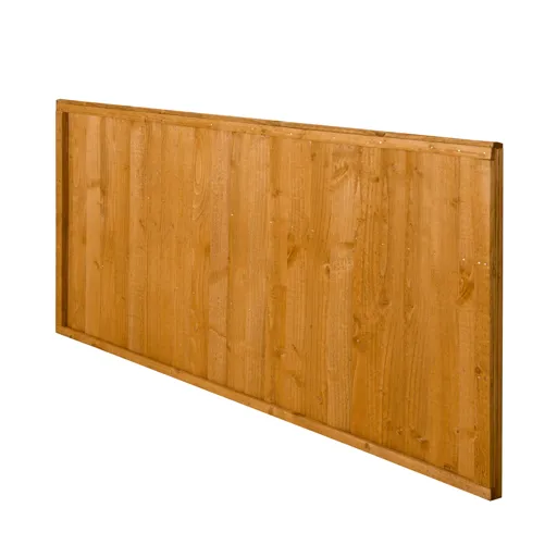 Closeboard Dip treated Fence panel (W)1.83m (H)0.91m, Pack of 3