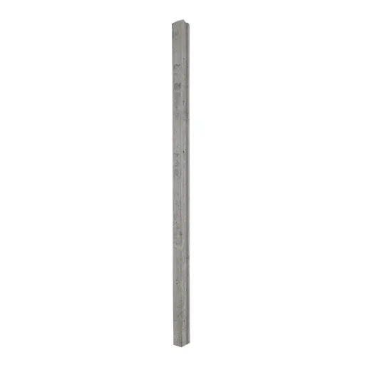 Concrete Grey Square Fence post (H)2.36m (W)85mm, Pack of 3