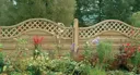 Forest Decorative Europa Prague Fence Panel 1.8m x 1.5m Treated Timber (Pack of 3)