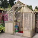 Forest Garden Vale 6x4 Toughened glass Apex Greenhouse