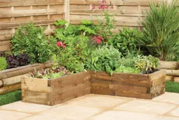 Forest Caledonian Corner Raised Bed 280 x 1310 x 1310mm Treated Timber