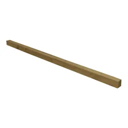UC4 Timber Green Square Fence post (H)2.1m (W)75mm, Pack of 3