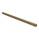 UC4 Timber Green Square Fence post (H)2.1m (W)75mm, Pack of 5