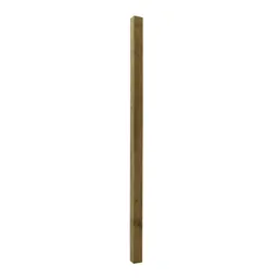 UC4 Timber Green Square Fence post (H)2.1m (W)75mm, Pack of 5