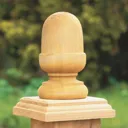 Forest Acorn Finials & Post Caps 144 x 105 x 105mm Treated Timber (Pack of 2)