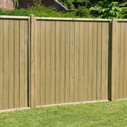 Forest Garden Traditional Tongue & groove Fence panel (W)1.83m (H)1.83m, Pack of 3