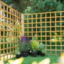 Forest Heavy Duty Trellis 183 x 183cm Treated Golden Brown (Pack of 4)
