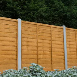 Traditional Lap Fence panel (W)1.83m (H)1.83m