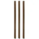UC4 Timber Square Fence post (H)2.4m (W)75mm, Pack of 3