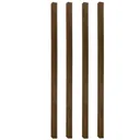UC4 Timber Square Fence post (H)2.4m (W)75mm, Pack of 4