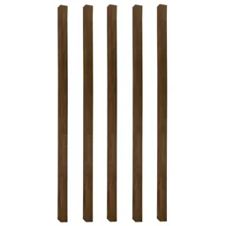 UC4 Timber Square Fence post (H)2.4m (W)75mm, Pack of 5