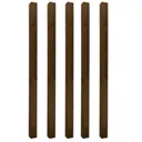 UC4 Timber Square Fence post (H)2.4m (W)100mm, Pack of 5