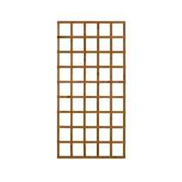 Dip treated Trellis panel (W)0.91m (H)1.83m, Pack of 3