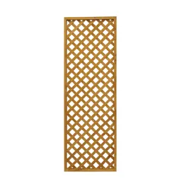 Diamond lattice Dip treated Trellis panel (W)1.83m (H)0.61m, Pack of 3