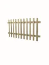 Forest Ultima Pale Picket Fence Panel 6ft x 3ft (1.83m x 0.9m) Treated Timber (Pack of 3)