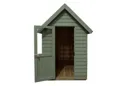 Forest Retreat Shed 8x5ft Painted Moss Green Outer (Installed)