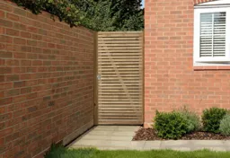 Forest Double Slatted Gate 6ft (1.83m high) Treated Timber