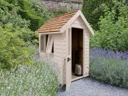 Forest Retreat Shed 6x4ft Painted Natural Cream Outer (Installed)