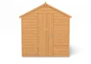 Forest Garden 8x6 Apex Dip treated Overlap Wooden Shed with floor - Assembly service included