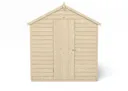 Forest Garden 8x6 Apex Pressure treated Overlap Wooden Shed with floor - Assembly service included