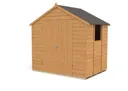 Forest Garden 7x5 Apex Dip treated Overlap Wooden Shed with floor