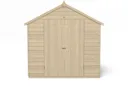 Forest Garden 7x5 Apex Pressure treated Overlap Wooden Shed with floor (Base included)