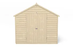 Forest Garden 10x8 Apex Pressure treated Overlap Wooden Shed with floor