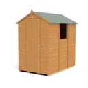 Forest Garden 6x4 Apex Dip treated Shiplap Shed with floor