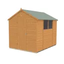 Forest Garden 8x6 Apex Dip treated Shiplap Shed with floor - Assembly service included