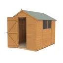 Forest Garden 8x6 Apex Dip treated Shiplap Shed with floor (Base included)