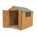 Forest Garden 8x6 Apex Dip treated Shiplap Shed with floor - Assembly service included