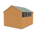 Forest Garden 10x8 Apex Dip treated Shiplap Shed with floor